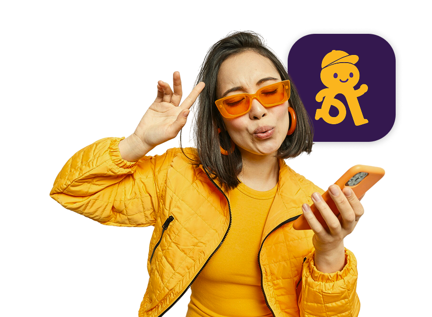 Personas utilizando la app de Alambre